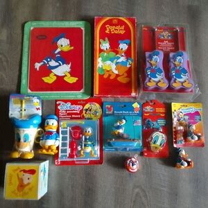 Lot Of 12 Vintage Donald Duck Collectibles 80s-90s
